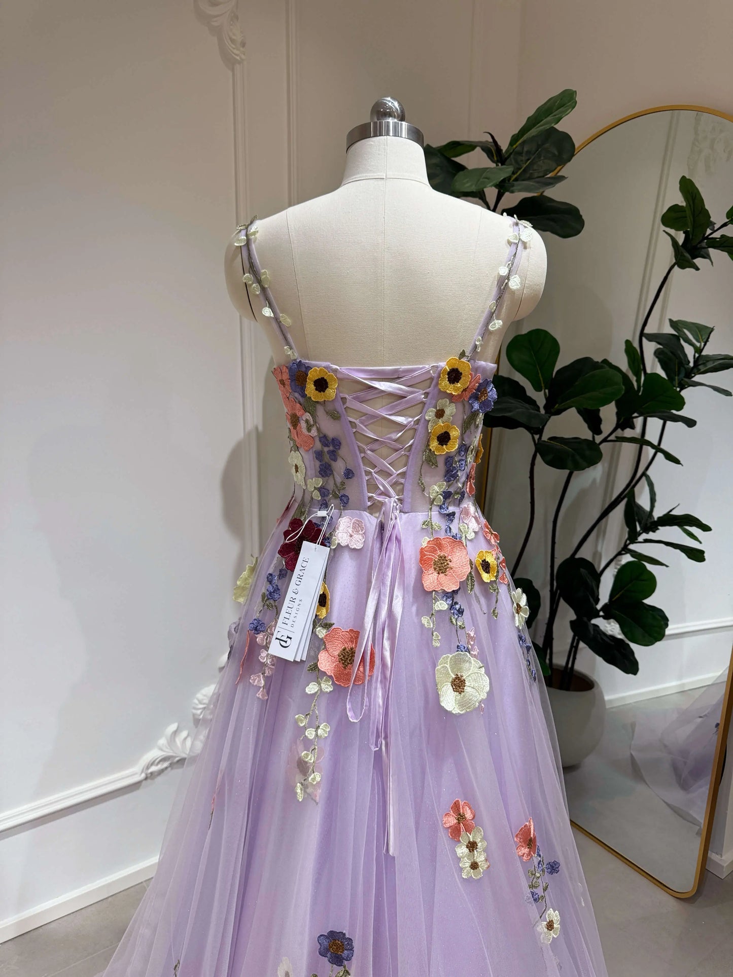 Lavender Lara Gown-Wildflower Formal Dress for Prom Dress Purple Photography Dresses | Fleur Grace Designs