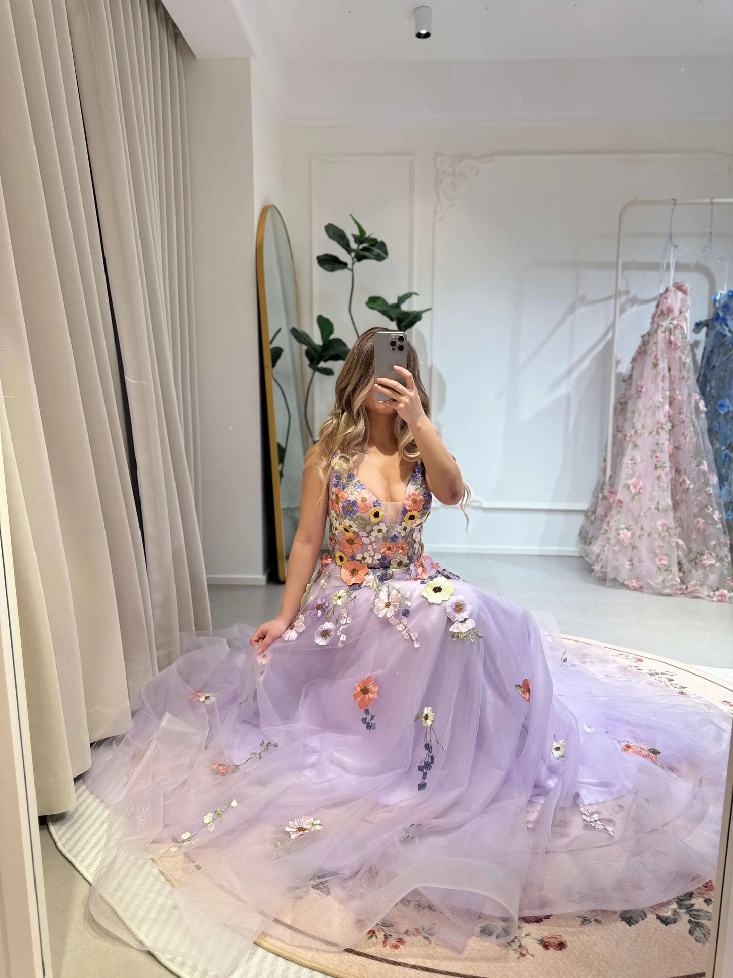 Lavender Lara Gown-Wildflower Formal Dress for Prom Dress Purple Photography Dresses | Fleur Grace Designs